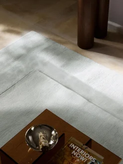 Westwing Collection Alfombra artesanal de algodón texturizada Dania^ Rectangular|Alfombras Rectangulares