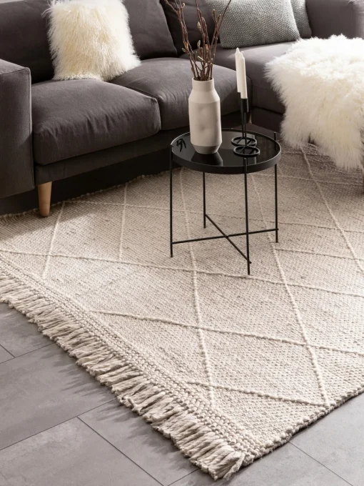 benuta Alfombra artesanal de lana Daphne^ Rectangular|Alfombras Rectangulares