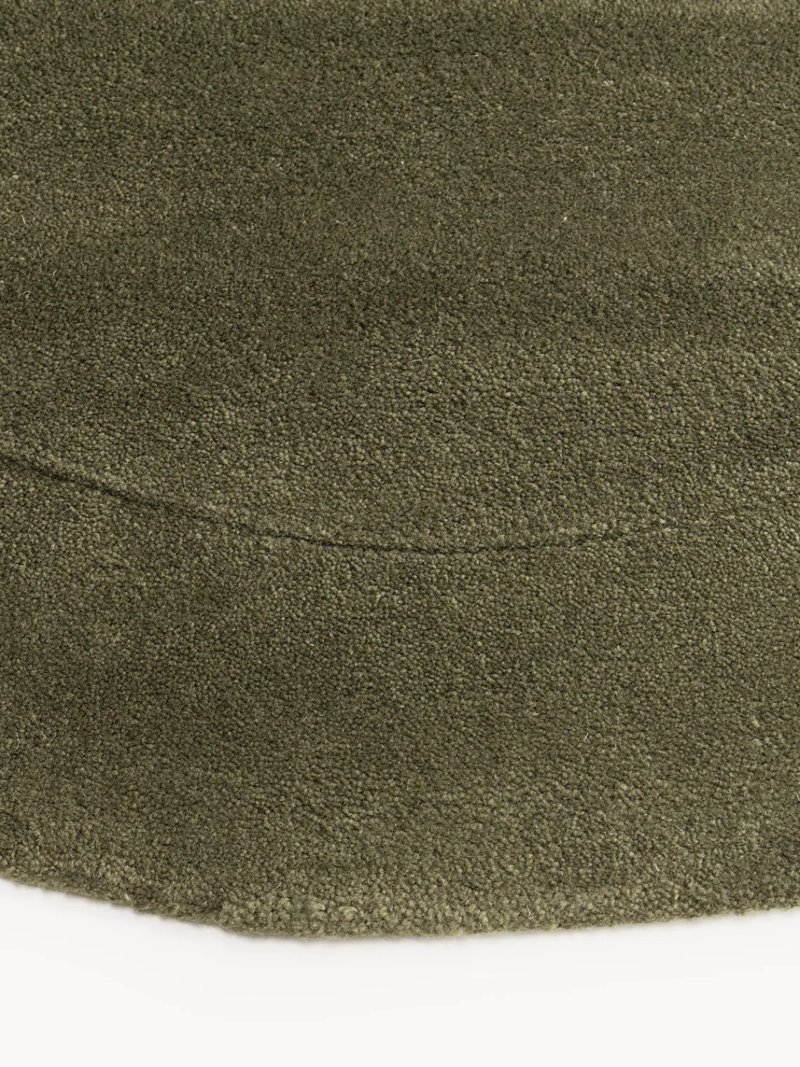 Westwing Collection Alfombra artesanal de lana con forma orgánica Kadey