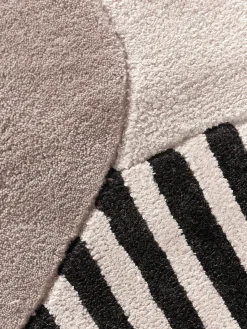 Westwing Collection Alfombra artesanal de lana texturizada Silas^ Alfombras Rectangulares|Alfombras