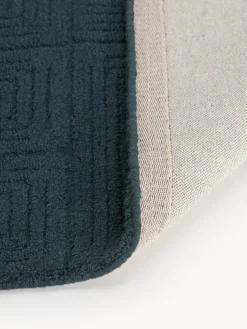 Westwing Collection Alfombra artesanal de lana con estampado geométrico Alexia^ Rectangular|Alfombras Rectangulares