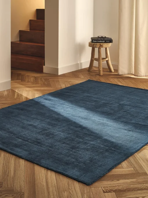Westwing Collection Alfombra artesanal de viscosa Jane