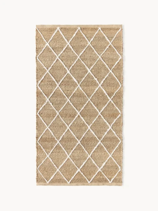 Westwing Collection Alfombra artesanal de yute Kunu