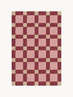 Layered Alfombra artesanal de yute Plum Punsch^ Rectangular|Alfombras Rectangulares