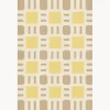 Layered Alfombra artesanal de yute Sunny Side Up