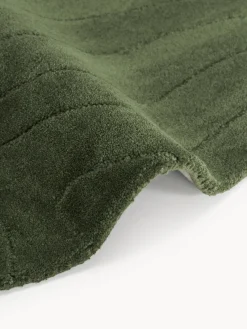 Westwing Collection Alfombra artesanal redonda de lana Aaron