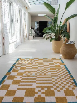 Louis de Poortere Alfombra con estampado gráfico Honey^ Rectangular|Alfombras Rectangulares