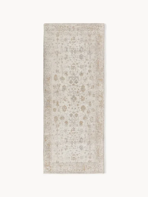 Westwing Collection Alfombra corredor artesanal de chenilla Loire