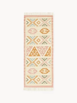Westwing Collection Alfombra corredor artesanal de lana Anisa
