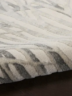 Rama Carpets Alfombra corredor de pelo corto con relieves Rustic Texture