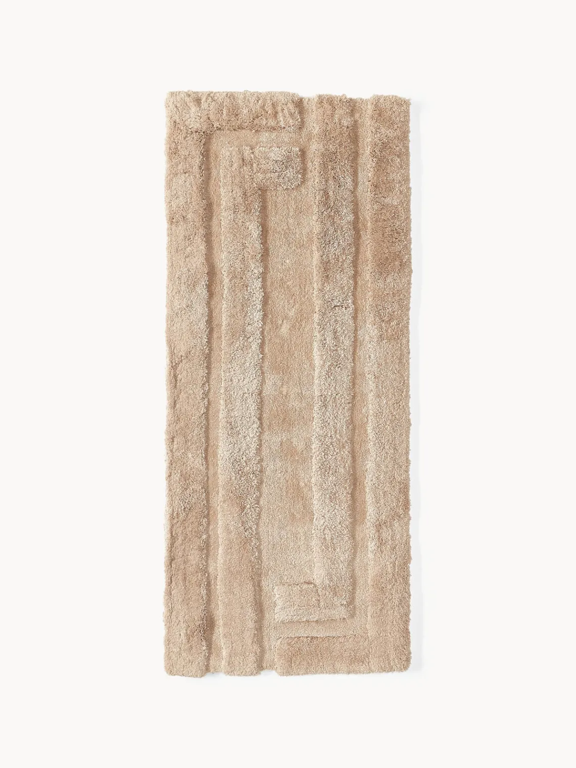 Westwing Collection Alfombra corredor de pelo largo texturizada Genève^ Alfombras De Pasillo|Alfombras De Pasillo