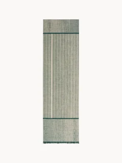 Louis de Poortere Alfombra corredor de pelo corto con flecos de diseño Folkform Monochrome^ Alfombras De Pasillo|Alfombras De Pasillo