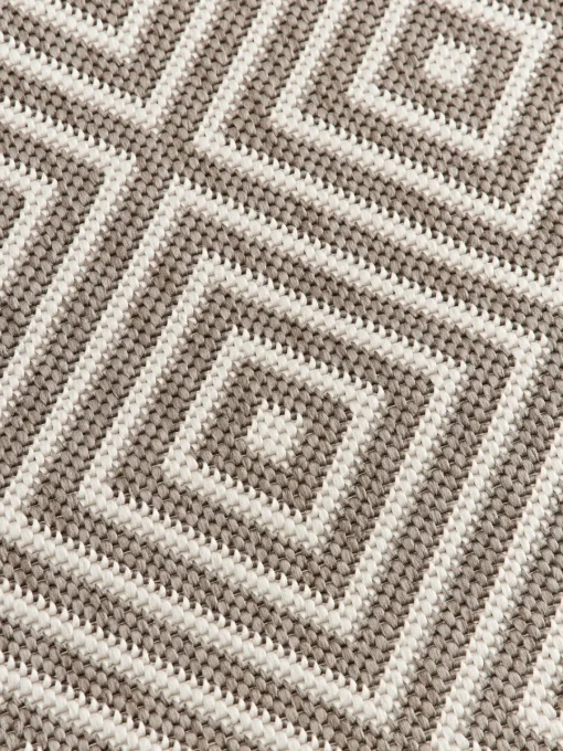 Westwing Collection Alfombra corredor exterior reversible en rombos Reddy