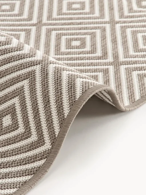Westwing Collection Alfombra corredor exterior reversible en rombos Reddy