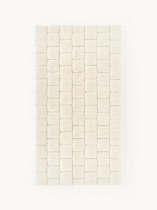 Westwing Collection Alfombra de lana artesanal texturizada Adley