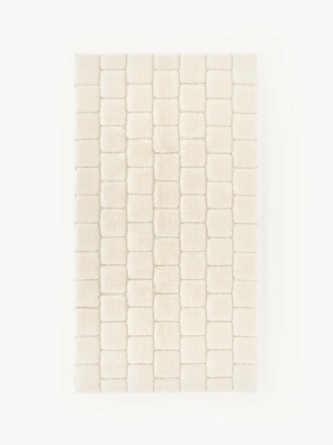 Westwing Collection Alfombra de lana artesanal texturizada Adley