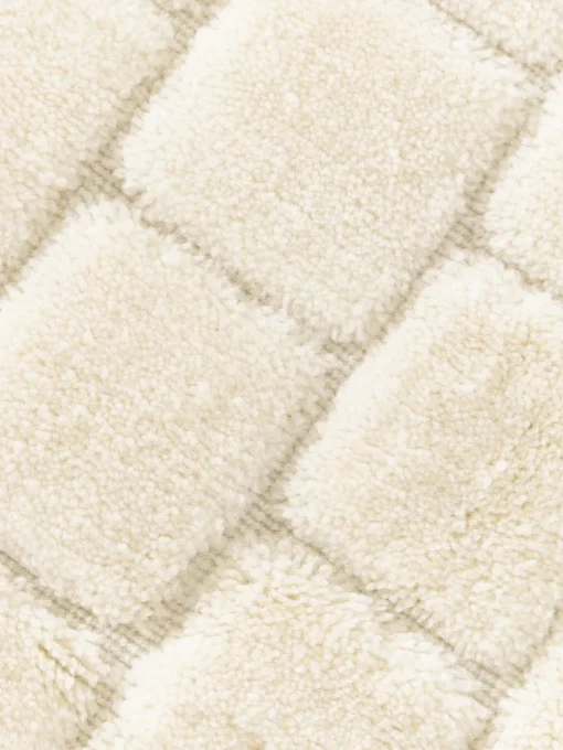 Westwing Collection Alfombra de lana artesanal texturizada Adley