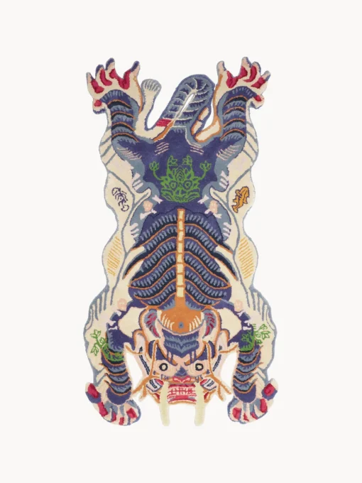 Bongusta Alfombra de lana artesanal Dragon