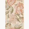 Westwing Collection Alfombra de lana con estampado floral Rosha