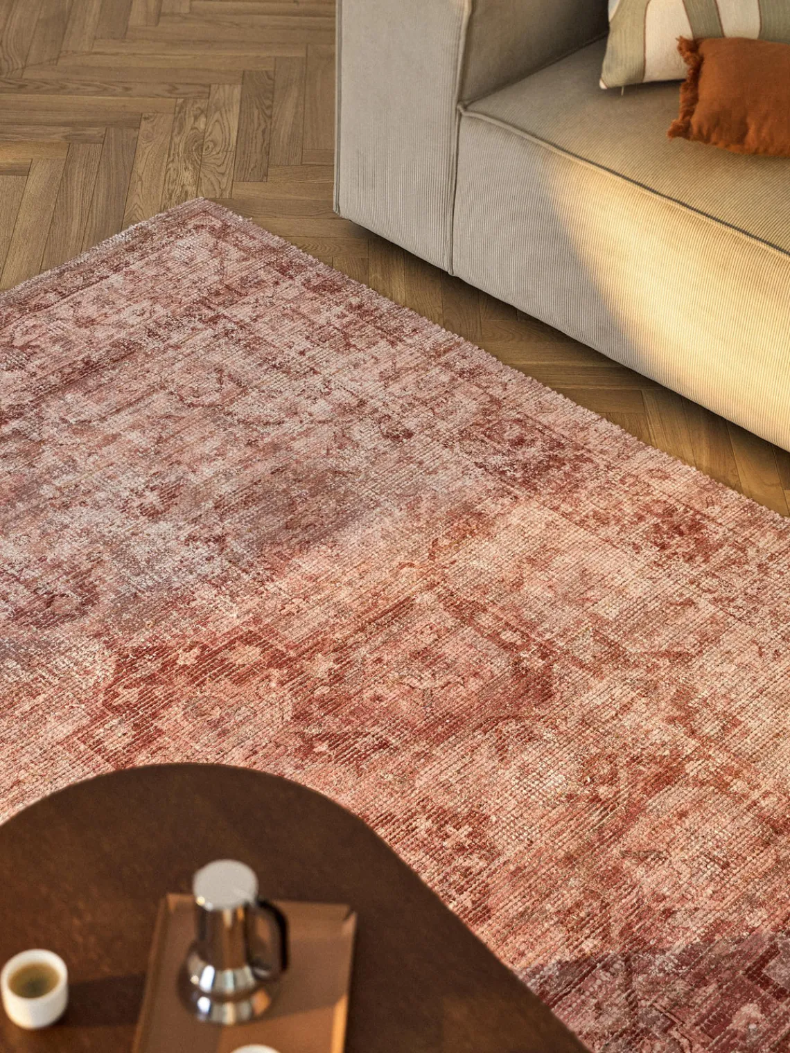 Westwing Collection Alfombra de pelo corto Alisha