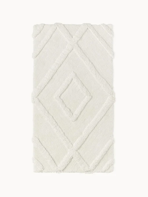 Westwing Collection Alfombra de pelo largo texturizada Magda