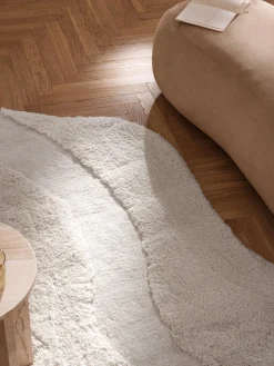 Westwing Collection Alfombra esponjosa con forma orgánica Kyla