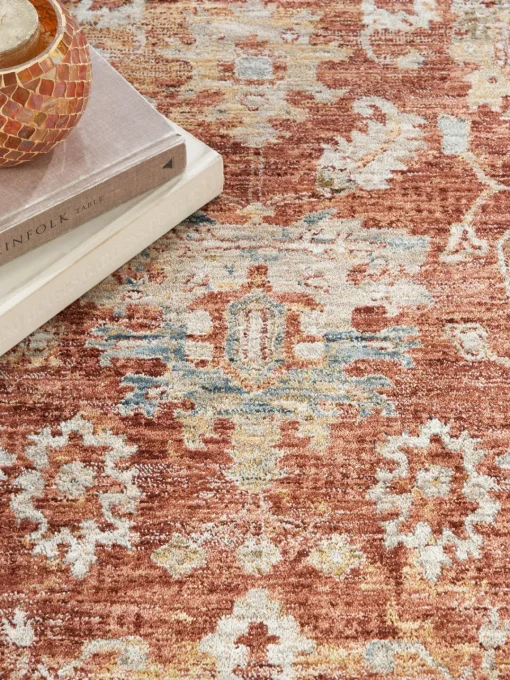 Rama Carpets Alfombra estampada de pelo corto Sahar