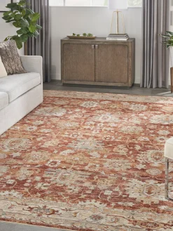 Rama Carpets Alfombra estampada de pelo corto Sahar