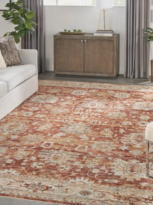 Rama Carpets Alfombra estampada de pelo corto Sahar