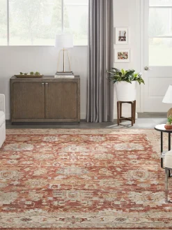Rama Carpets Alfombra estampada de pelo corto Sahar