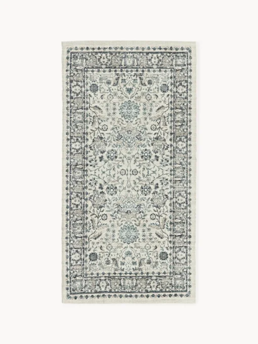 Westwing Collection Alfombra exterior artesanal con estampado vintage Tiara