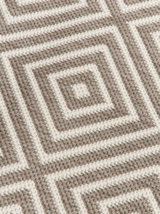 Westwing Collection Alfombra exterior reversible redonda en rombos Reddy^ Alfombras De Exterior|Alfombras De Exterior
