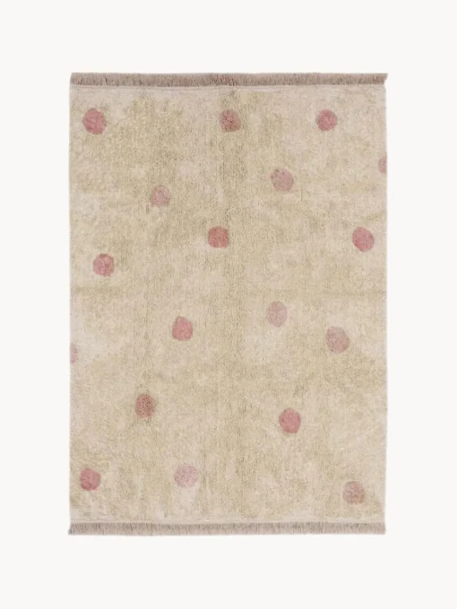 Niños Lorena Canals Alfombra infantil artesanal Hippy Dots, lavable