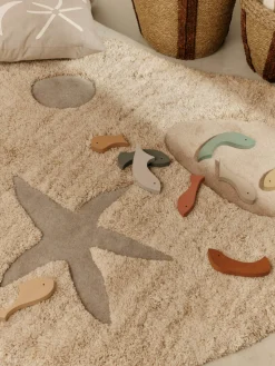Niños Ferm Living Kids Alfombra infantil artesanal de lana Kove