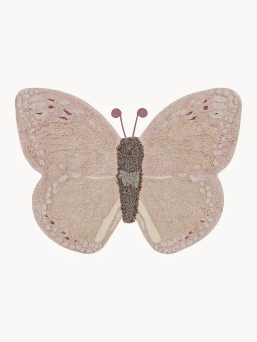 Niños Lorena Canals Alfombra infantil artesanal lavable Baby Butterfly