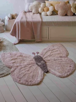 Niños Lorena Canals Alfombra infantil artesanal lavable Baby Butterfly