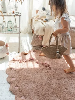 Niños Lorena Canals Alfombra infantil ovalada lavable Pine Cone