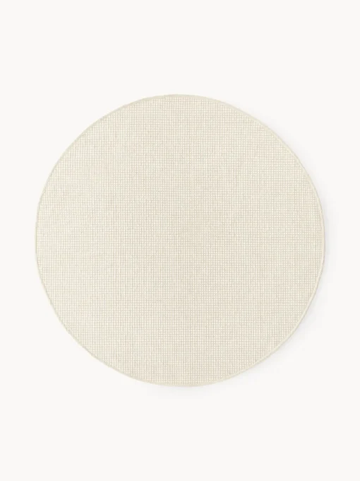 Westwing Collection Alfombra redonda artesanal de lana Amaro