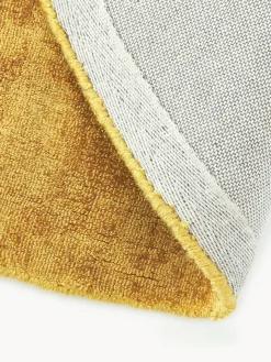 Westwing Collection Alfombra redonda artesanal de viscosa Jane^ Redonda|Alfombras Rectangulares