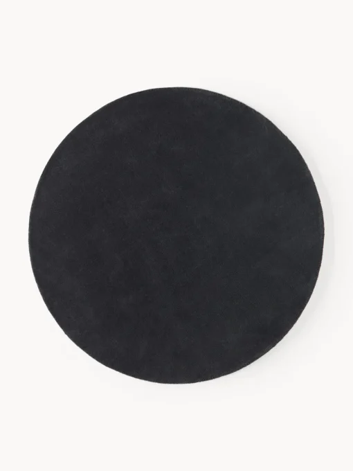 Westwing Collection Alfombra redonda artesanal de lana Zayne