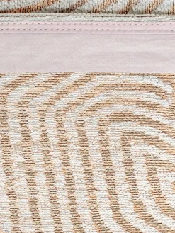 Louis de Poortere Alfombra redonda de tejido plano Coral