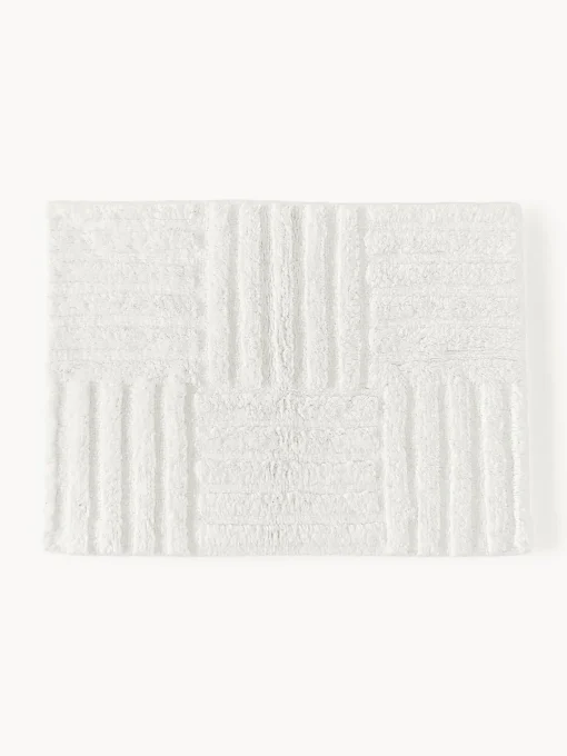 Westwing Collection Alfombrilla de baño antideslizante con relieve Tianna^ Alfombras De Baño|Mantas
