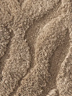 Westwing Collection Alfombrilla de baño antideslizante con diseño en relieve Leaf^ Alfombras De Baño|Mantas