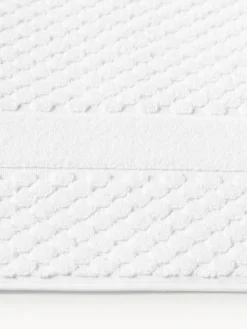 Westwing Collection Alfombrilla de baño antideslizante con estampado de panal Katharina