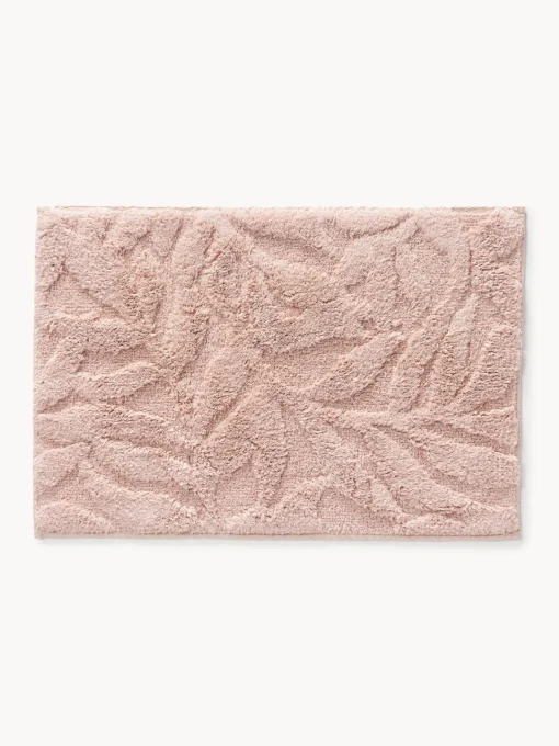 Westwing Collection Alfombrilla de baño antideslizante con diseño en relieve Leaf^ Alfombras De Baño|Mantas