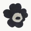 Marimekko Alfombrilla de baño de algodón antideslizante Unikko^ Alfombras De Baño|Mantas
