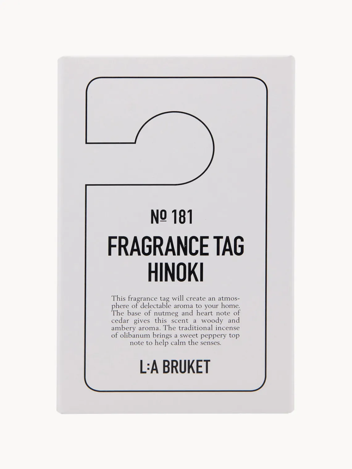 L:A Bruket Ambientador Tag