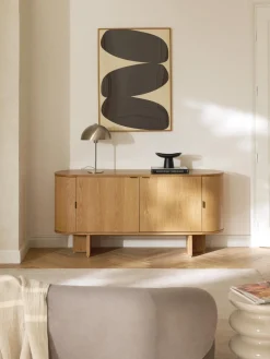 Westwing Collection Aparador de madera con esquinas redondeadas Zumi^ Aparadores