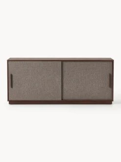 Westwing Collection Aparador de madera con frente tapizado Wisp