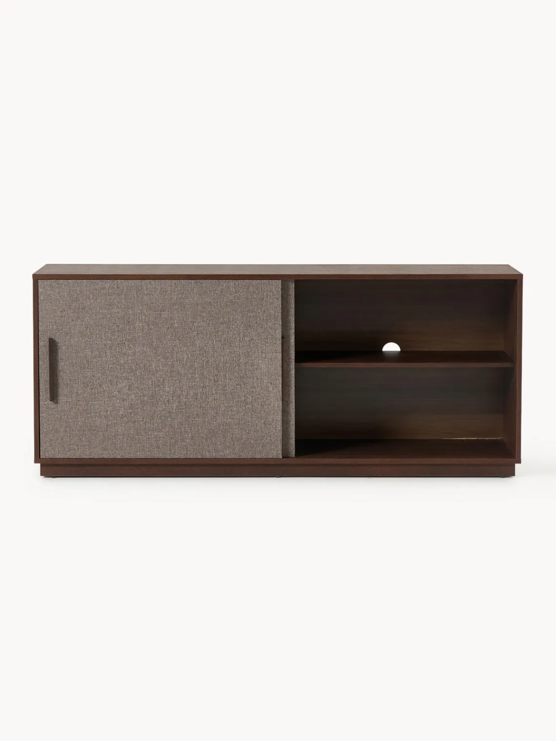 Westwing Collection Aparador de madera con frente tapizado Wisp